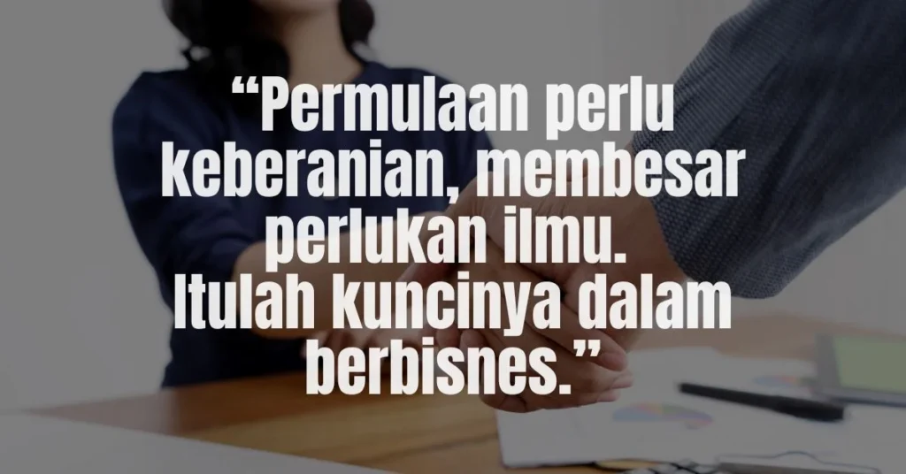 Kata Kata Motivasi Usahawan
